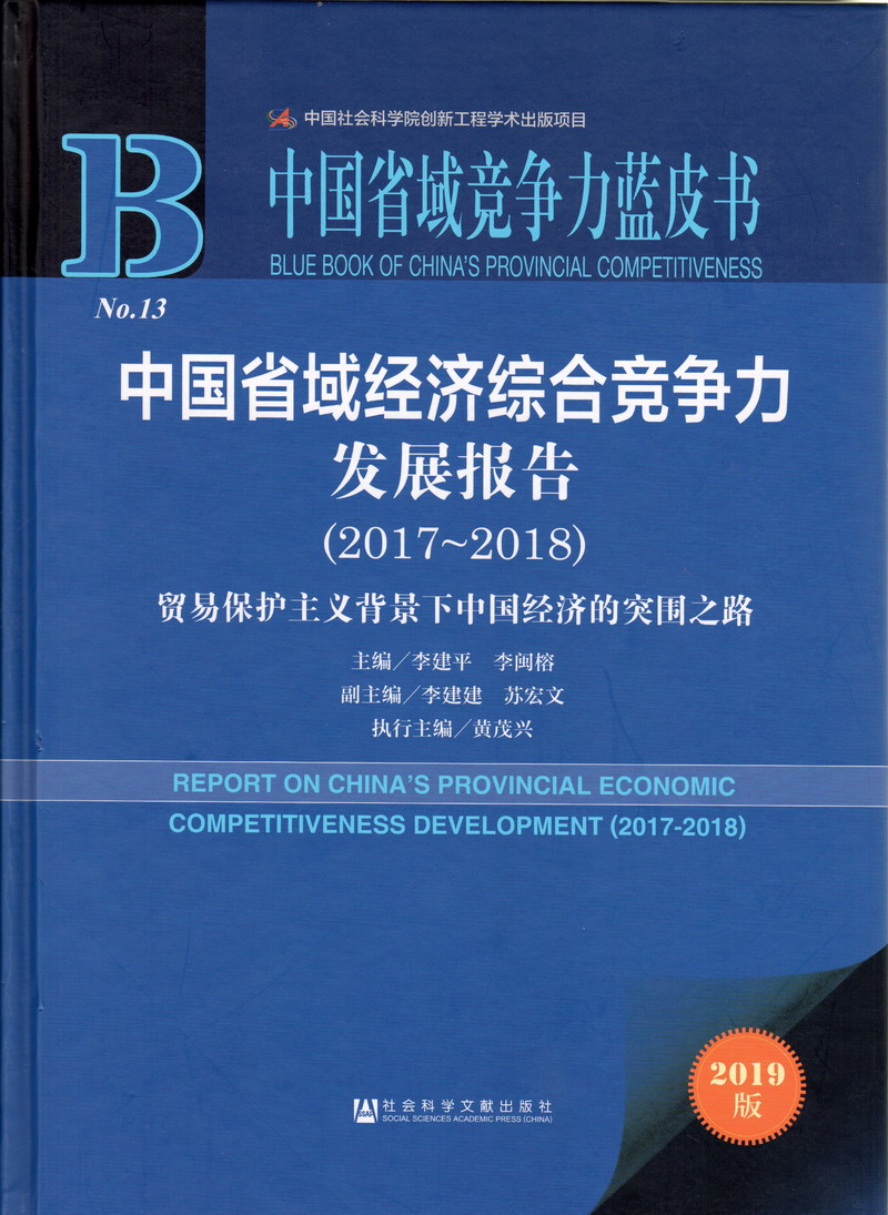 操逼插爽视频免费中国省域经济综合竞争力发展报告（2017-2018）